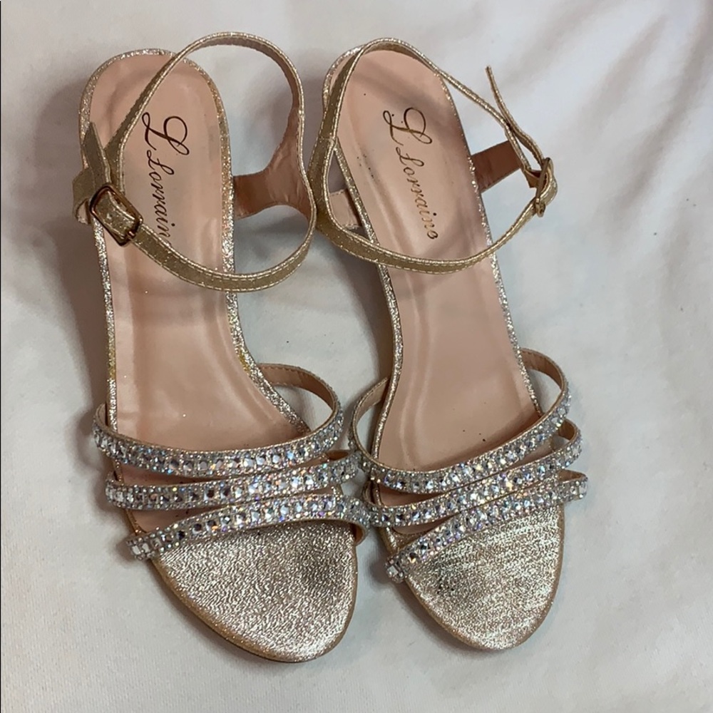 👠 SPARKLY ROSE GOLD HEELS